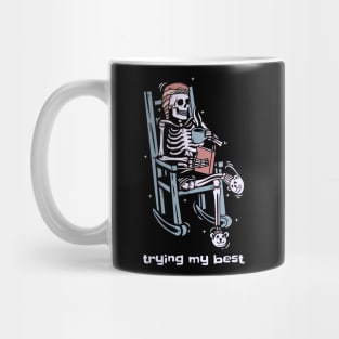 Trying My Best - Skeleton Chill Mug